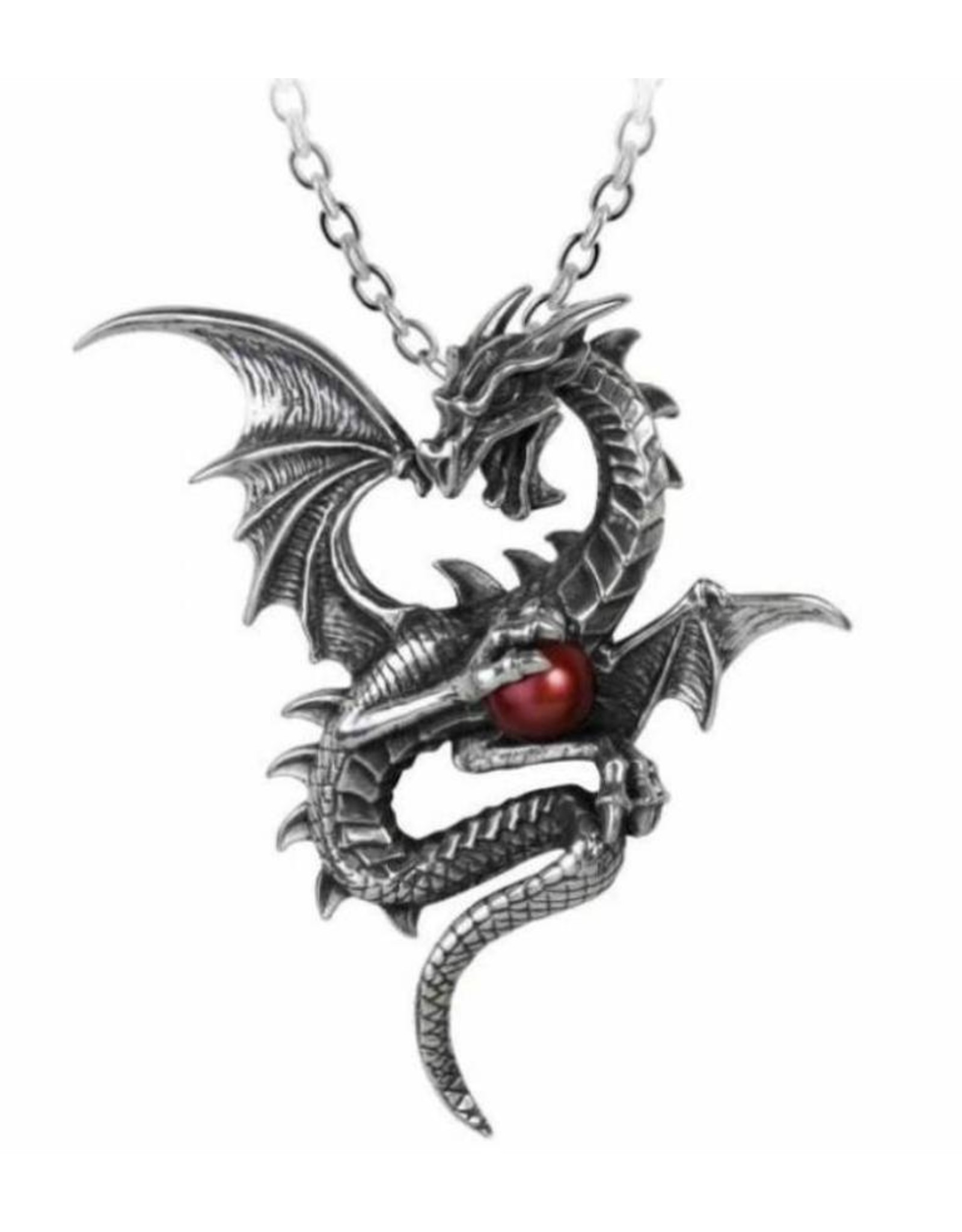 Alchemy Gothic jewellery Steampunk jewellery -  Dragon necklace Aethera Draconem - Alchemy