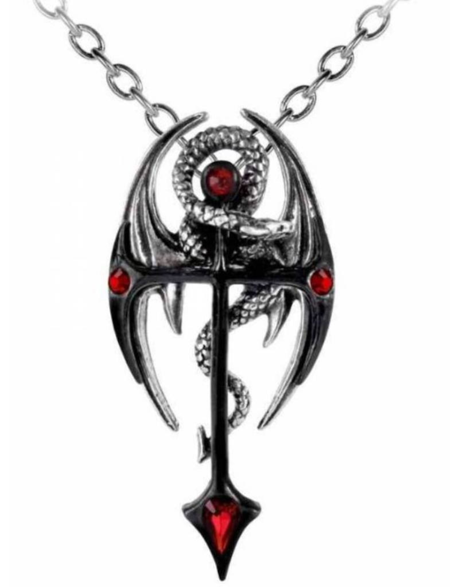 Alchemy Gothic jewellery and accessories - Dragonkreuz pendant and chain Alchemy