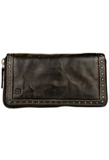 Bellicci Leather Wallets - Leather purse washed leather Bellicci (d.brown)