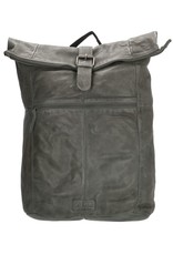 Old West Leather backpacks Leather shoppers - Washed Leather Roll-Top backpack Old West 15,6" - 17,3" (grey)