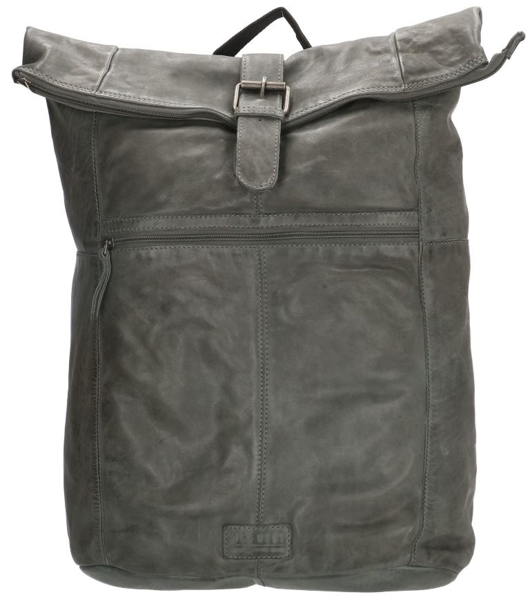 Leather Roll Top backpack 15 6