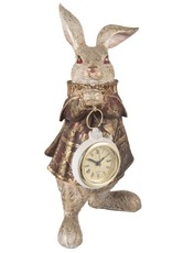 C&E Giftware Figurines Collectables - Rabbit with Clock figurine 25cm
