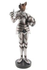 C&E Giftware Figurines Collectables - Shepherd Dog Medieval Knight statue 32cm