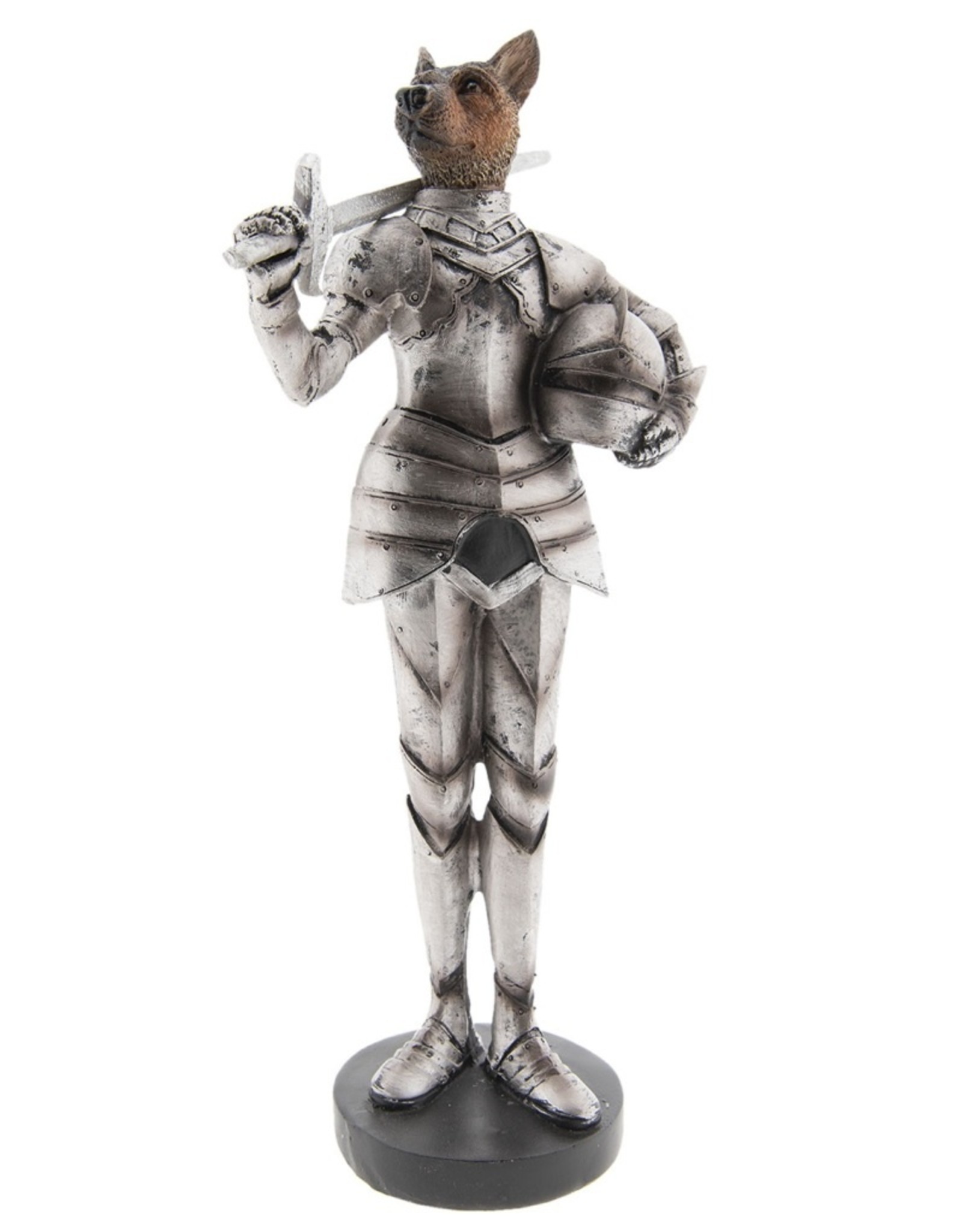 C&E Giftware Figurines Collectables - Shepherd Dog Medieval Knight statue 32cm