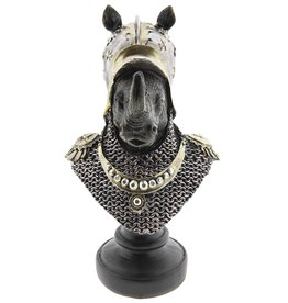 C&E Rhino Knight statue 26cm (bust)