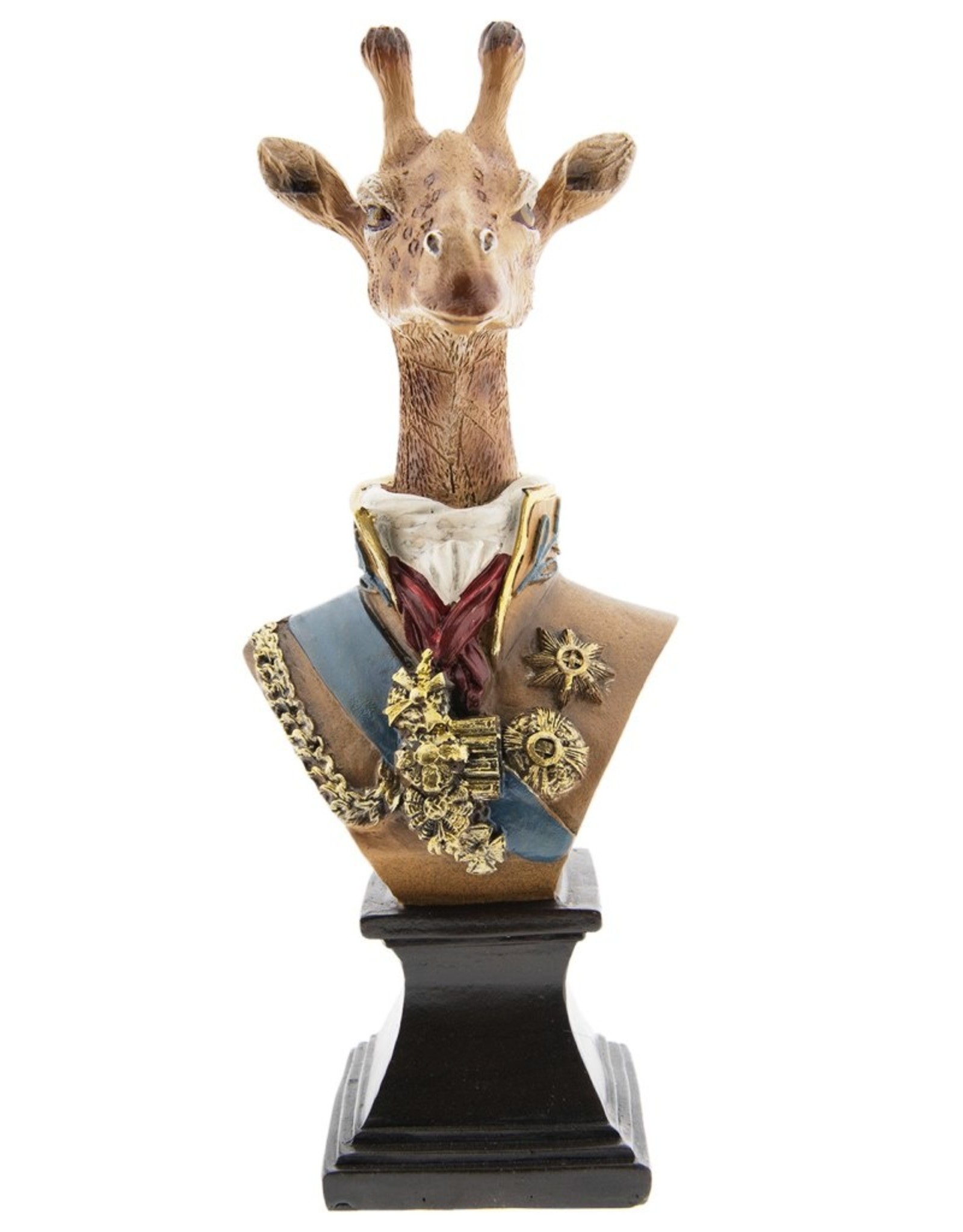 C&E Giftware Figurines Collectables - Giraffe Marshal statue 28cm (bust)
