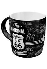 Nostalgic Art Tankards and Mugs - Highway 66 Adventure mug - dishwasher and microwave proof