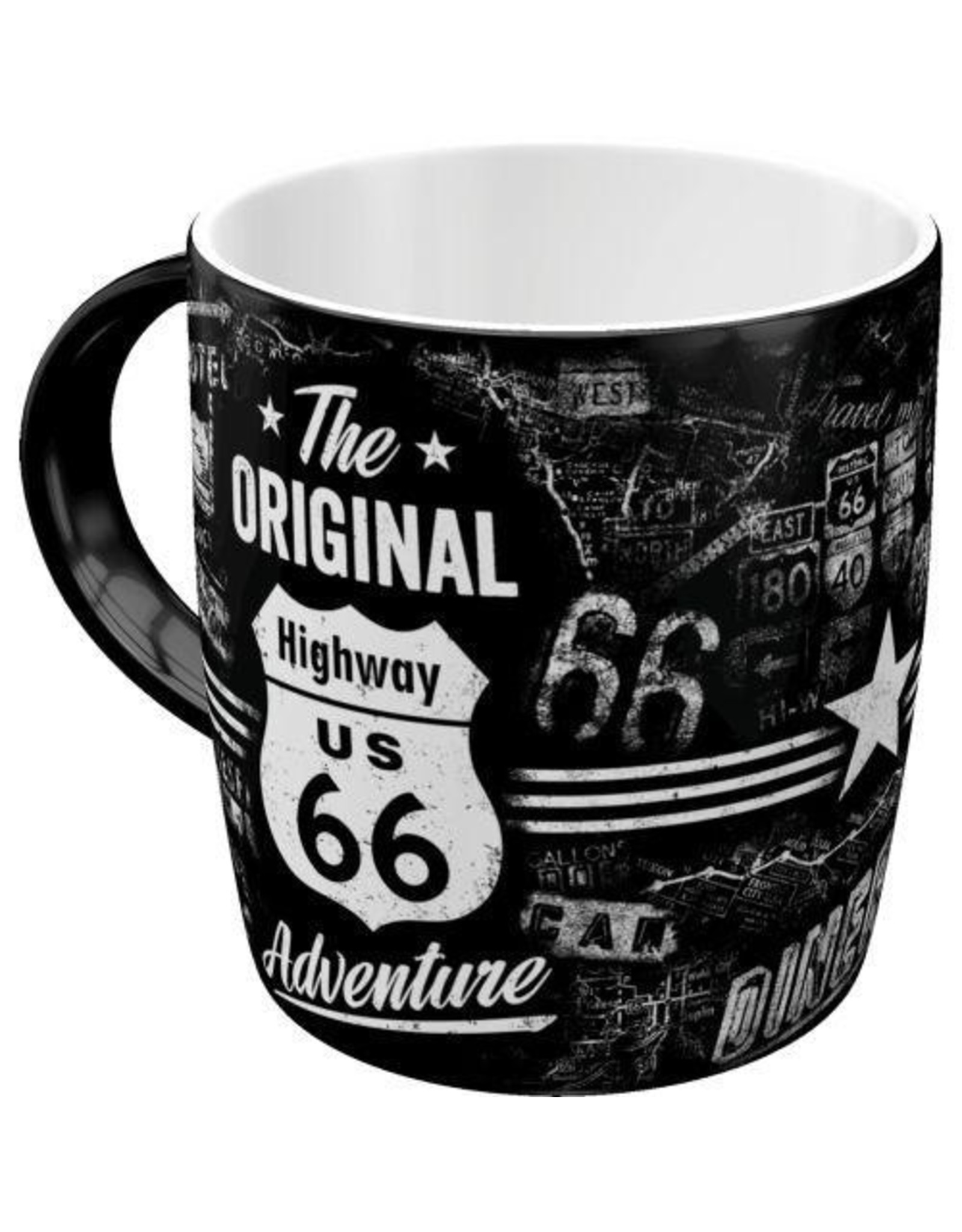 Nostalgic Art Tankards and Mugs - Highway 66 Adventure mug - dishwasher and microwave proof