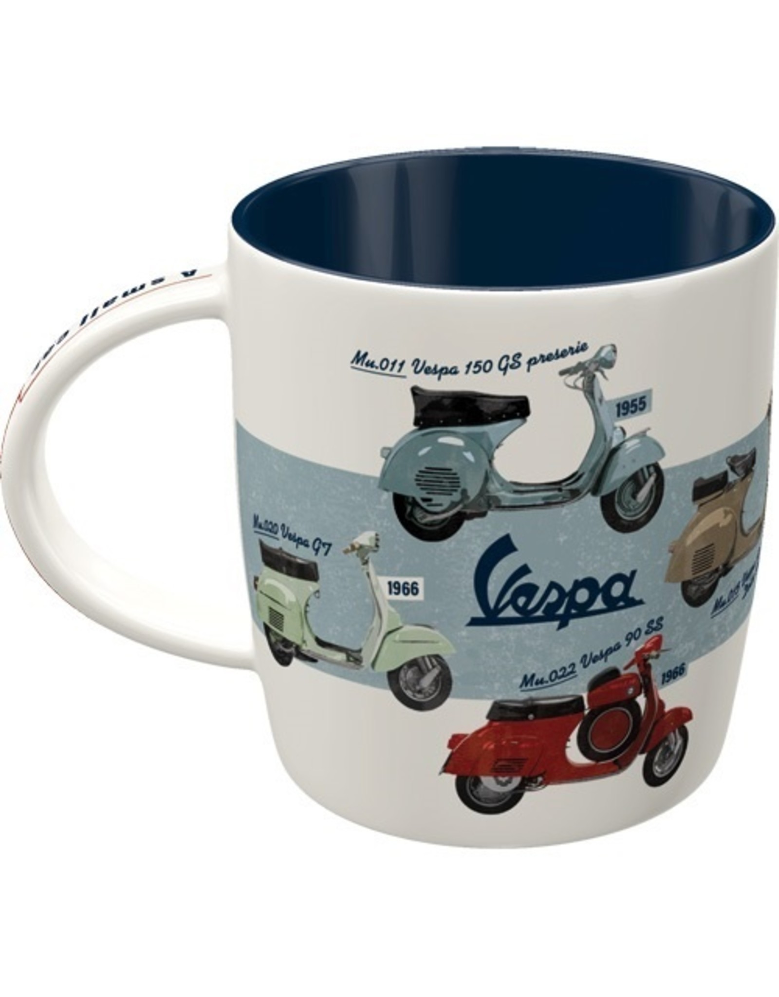 Nostalgic Art Tankards and mugs - Vespa Chart mug - microwave and dishwasher proof