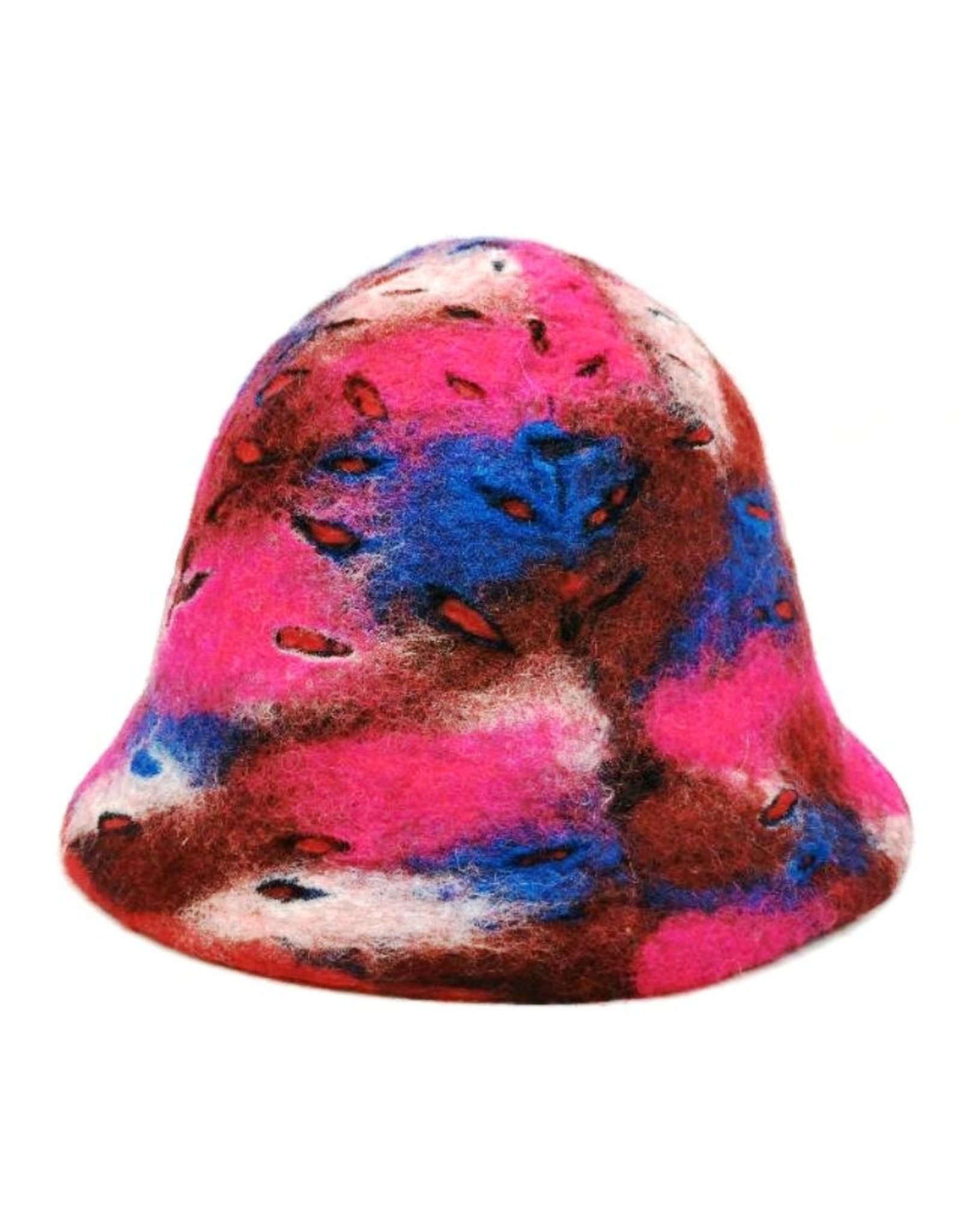 Trukado Miscellaneous - Felt hat "Happy me"- hand felted, 100% wool