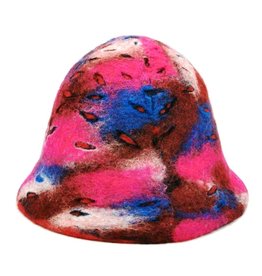 Trukado Felt hat "Happy me"- hand felted, 100% wool