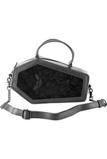 Killstar Killstar bags and accessories - Killstar Vampire's Kiss coffin handbag (black)