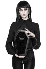 Killstar Killstar bags and accessories - Killstar Vampire's Kiss coffin handbag (black)