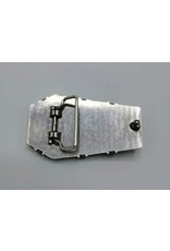 Acco Leather belts and buckles - Buckle Coffin with Skeleton