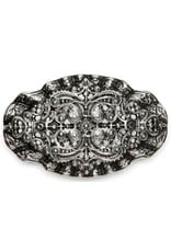 Acco Buckles - Buckle with Victorian Ornament - solid metal