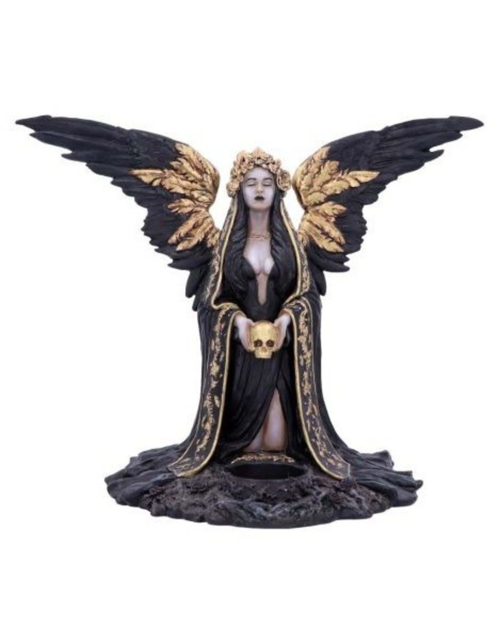 NemesisNow Giftware, beelden, collectables - Teresina Dark Reaper Angel kaarshouder