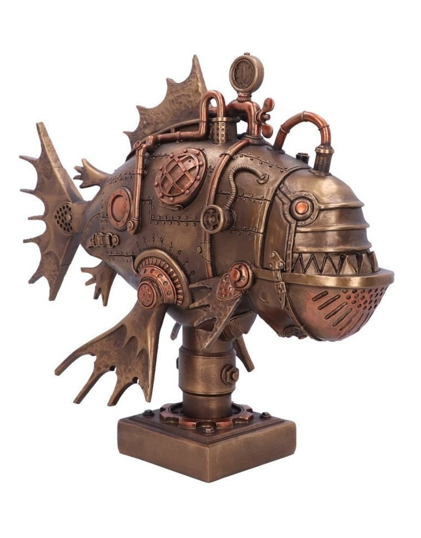 Veronese Design Steampunk Perpetual Piranha Nemesis Now