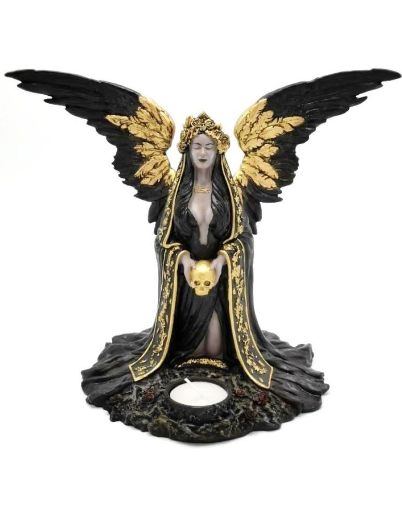 NemesisNow Giftware, beelden, collectables - Teresina Dark Reaper Angel kaarshouder