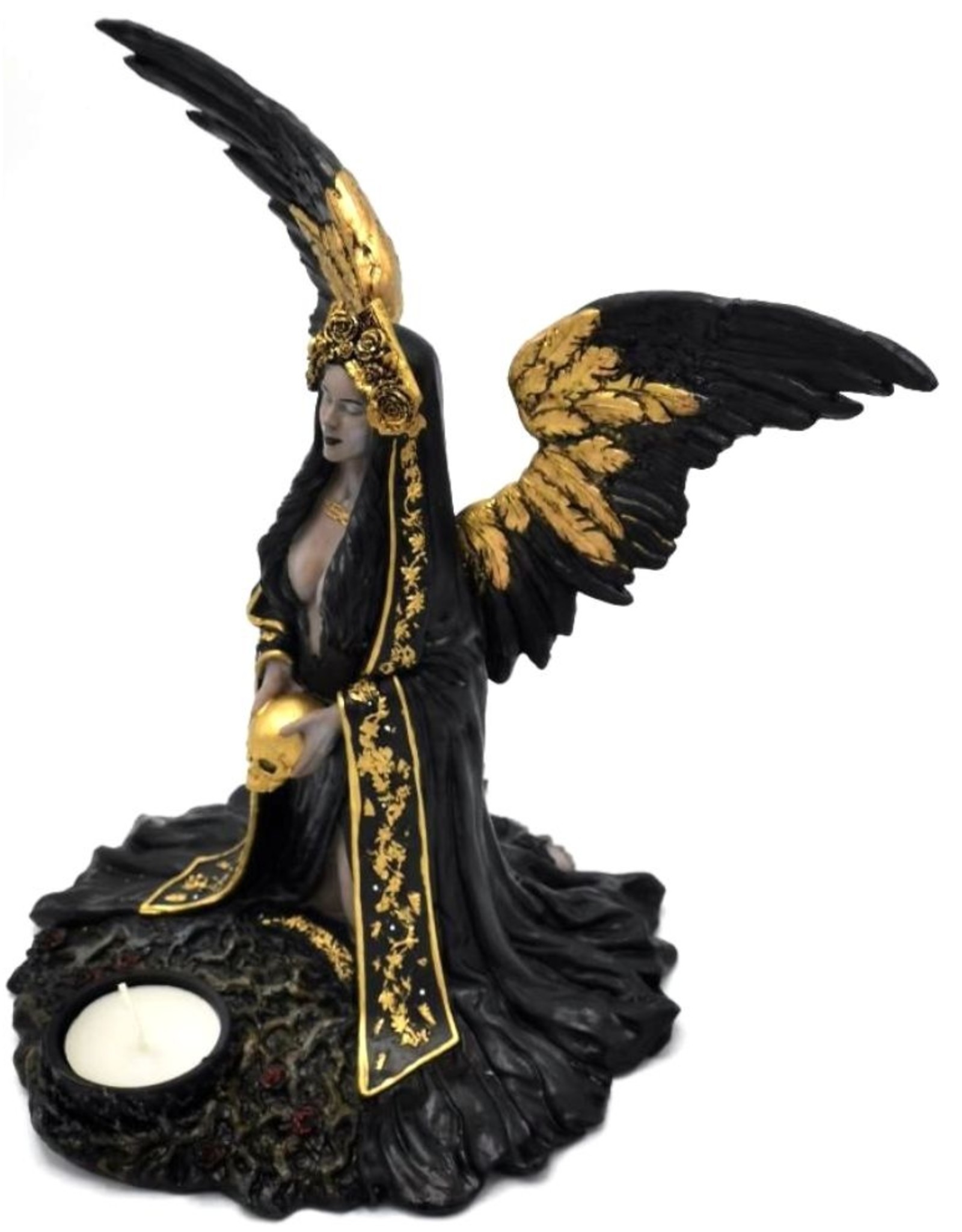 NemesisNow Giftware, beelden, collectables - Teresina Dark Reaper Angel kaarshouder