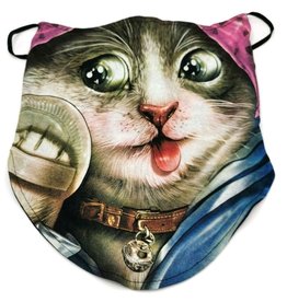 Wild Biker-scarf Beauty Cat