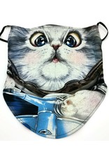 Wild Design Biker scarfs - Biker-scarf Scooter Cat