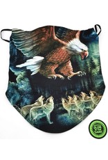 Wild Design Biker scarfs - Biker-scarf Eagle and wolves