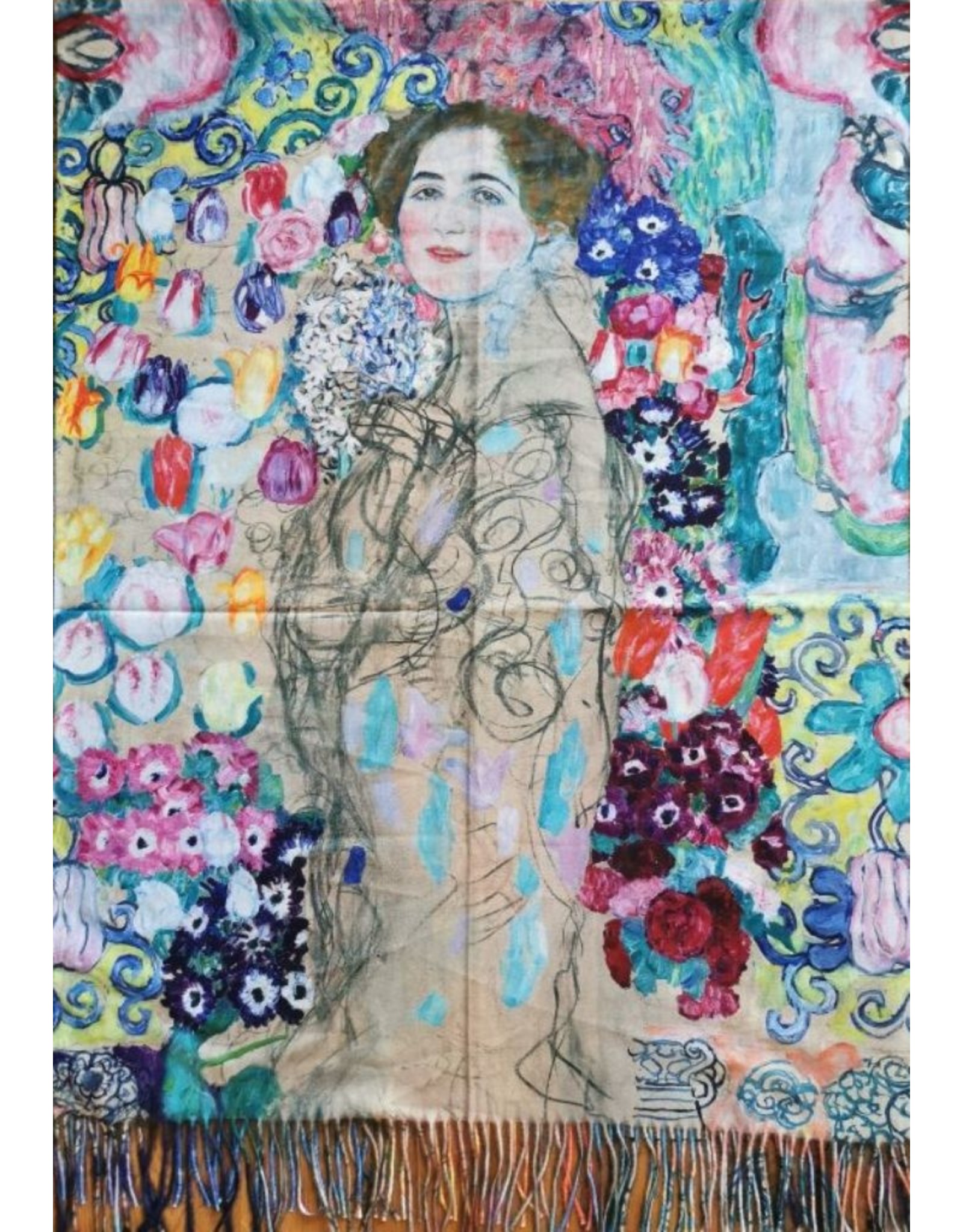 Miscellaneous - Shawl-Wrap Gustav Klimt Ria Munk double-sided print