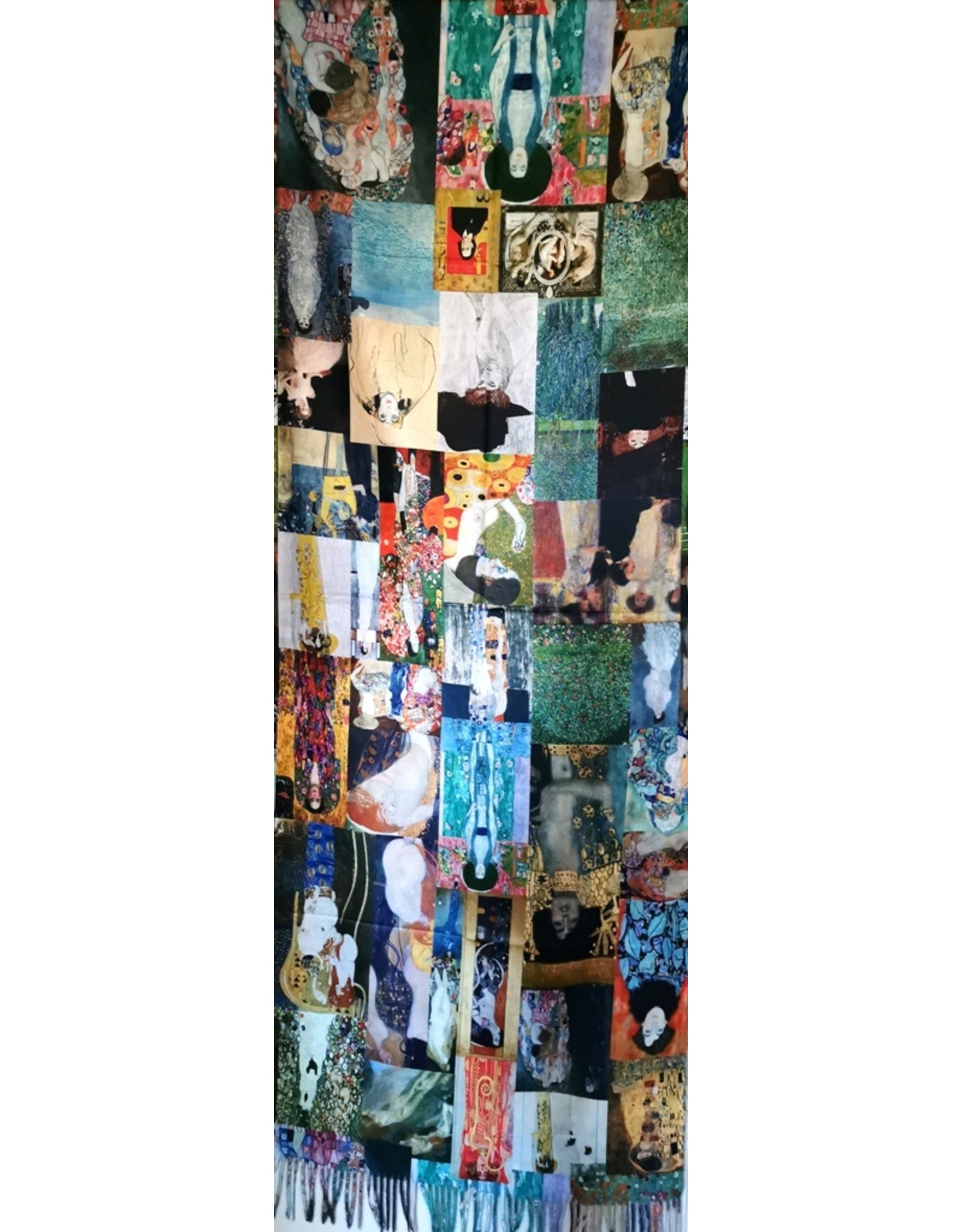 Miscellaneous - Omslagdoek-Sjaal Gustav Klimt  Collage - dubbelzijdig