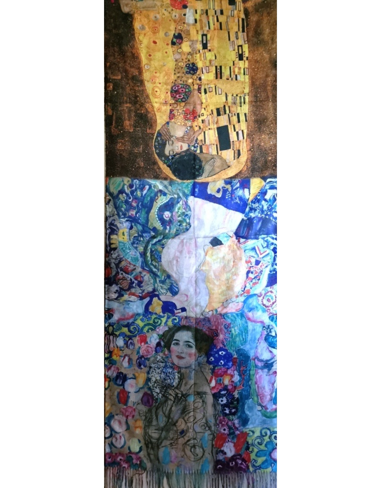 Miscellaneous - Shawl-Wrap Gustav Klimt Collage - double sided