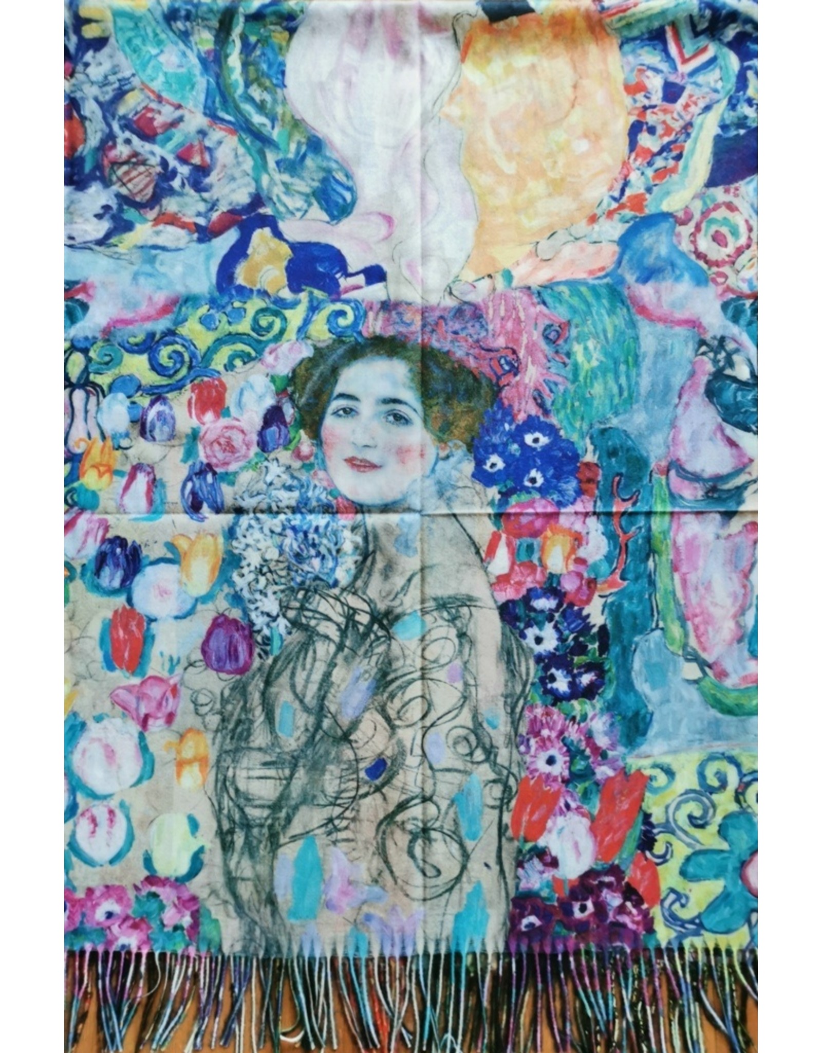 Miscellaneous - Shawl-Wrap Gustav Klimt Collage - double sided