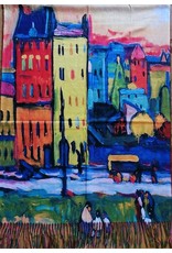 Miscellaneous - Omslagdoek-Sjaal  Wassily Kandinsky - Huizen in München