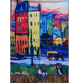 Shawl-Wrap Wassily Kandinsky - Houses in Munich