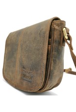 Hunters Leather Shoulder bags  leather crossbody bags - Hunters Leather Saddlebag Buffalo Leather