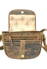 Hunters Leather Shoulder bags  leather crossbody bags - Hunters Leather Saddlebag Buffalo Leather