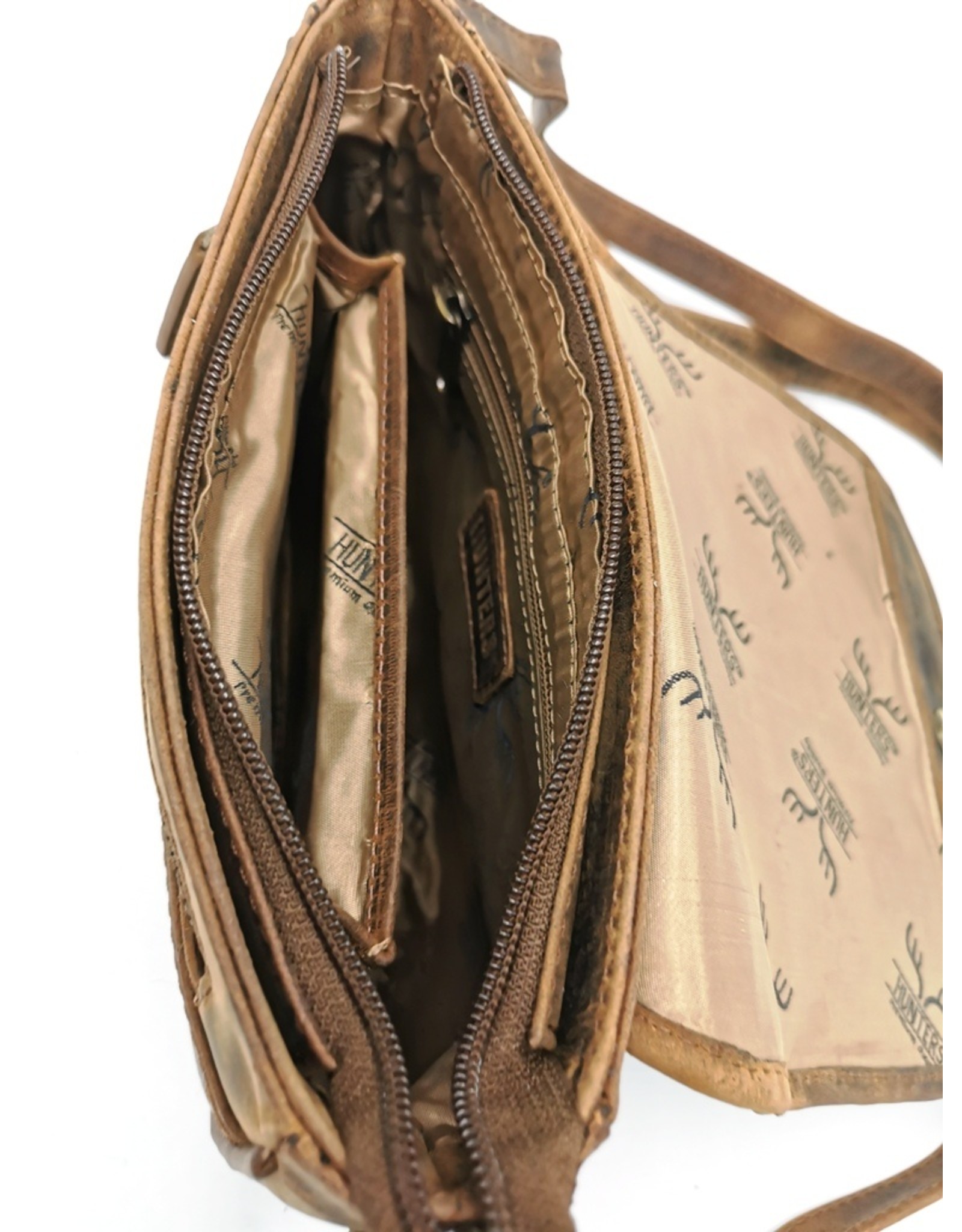 Hunters Leather Shoulder bags  leather crossbody bags - Hunters Leather Saddlebag Buffalo Leather