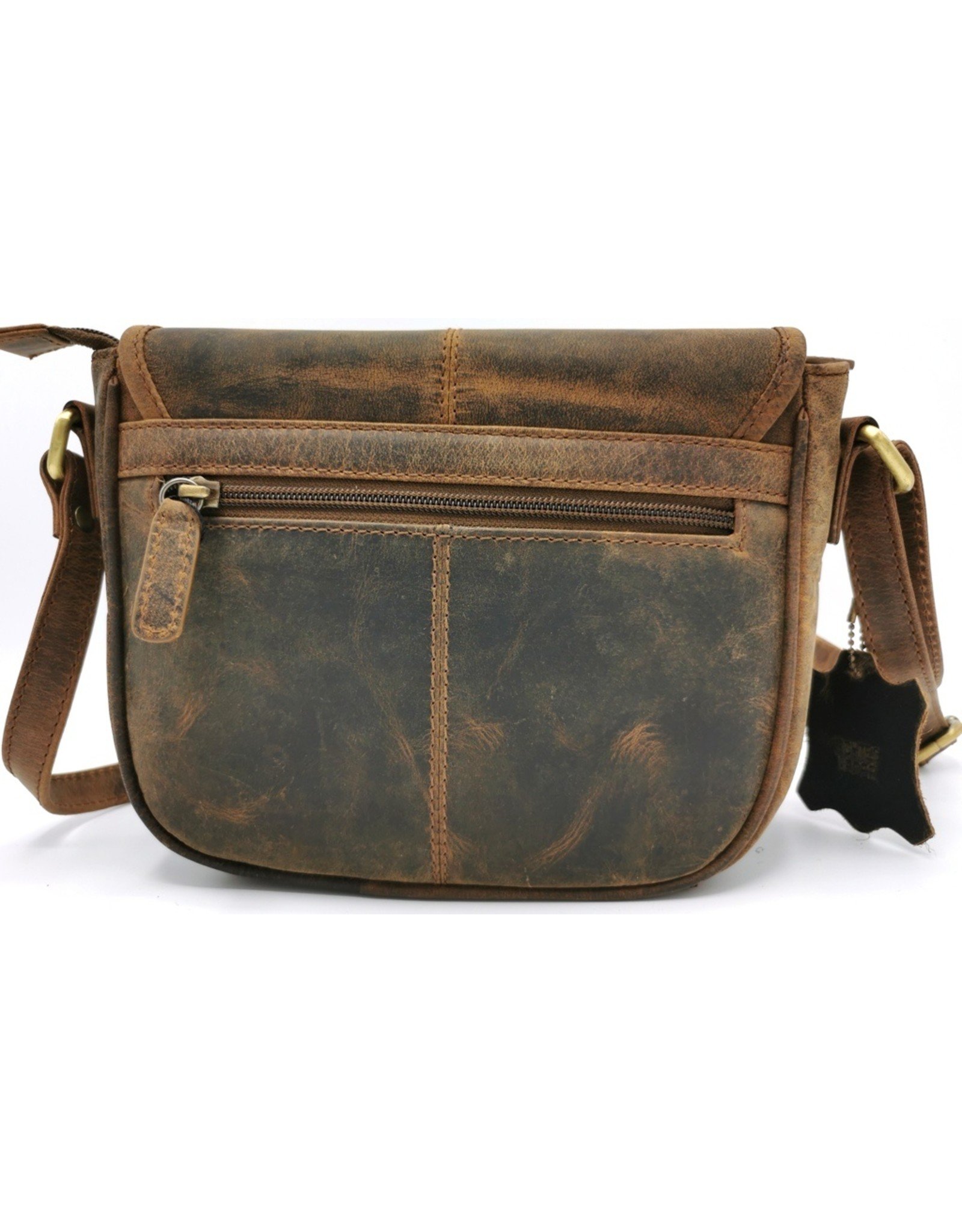 Hunters Leather Shoulder bags  leather crossbody bags - Hunters Leather Saddlebag Buffalo Leather