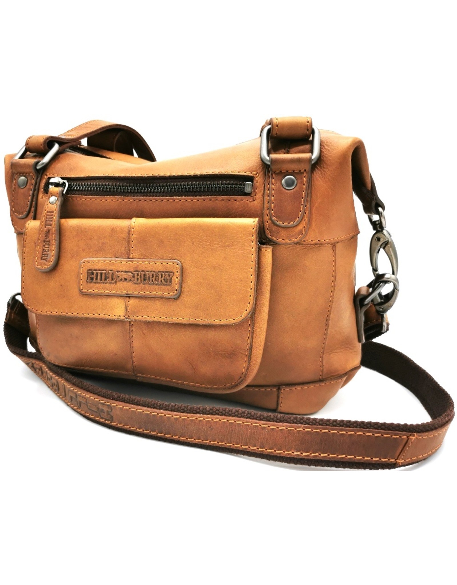 HillBurry Leather Shoulder bags  leather crossbody bags - HillBurry Leather Shoulder bag medium (cognac)
