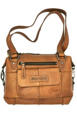 HillBurry Leren schoudertassen Leren crossbody tassen - HillBurry Leren Schoudertas medium  (cognac)