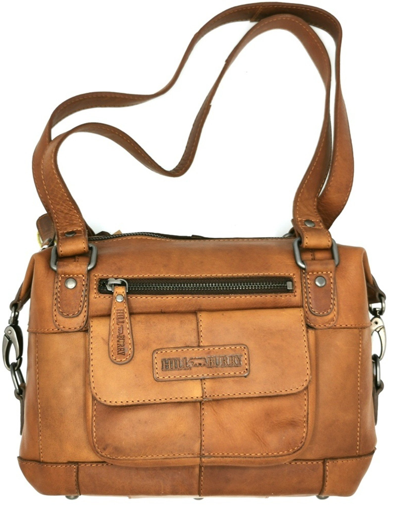 HillBurry Leather Shoulder bags  leather crossbody bags - HillBurry Leather Shoulder bag medium (cognac)