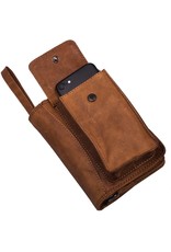 HillBurry Leather Festival bags, waist bags and belt bags - HillBurry Leather Shoulder Bag-Wallet-Phone holder