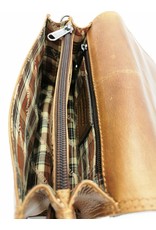 HillBurry Leather Festival bags, waist bags and belt bags - HillBurry Leather Shoulder Bag with Cover