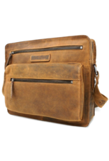 HillBurry Leather bags -  HillBurry Unisex Leather Shoulder Bag (rectangle model)