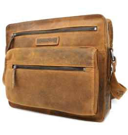 HillBurry HillBurry Unisex Leather Shoulder Bag (rectangle model)