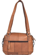 HillBurry Leren schoudertassen Leren crossbody tassen - HillBurry Leren Schoudertas medium  (cognac)