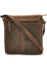 HillBurry Leather Shoulder bags  Leather crossbody bags - HillBurry Leather Crossbody bag bruin