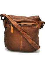 HillBurry Leather bags - HillBurry Shoulder bag Washed Leather Cognac