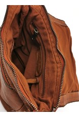 HillBurry Leather bags - HillBurry Shoulder bag Washed Leather Cognac