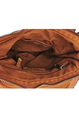 HillBurry Leather bags - HillBurry Shoulder bag Washed Leather Cognac