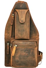 Hunters Leather Shoulder bags  Leather crossbody bags - Hunters Crossbody Holster bag Buffalo Leather