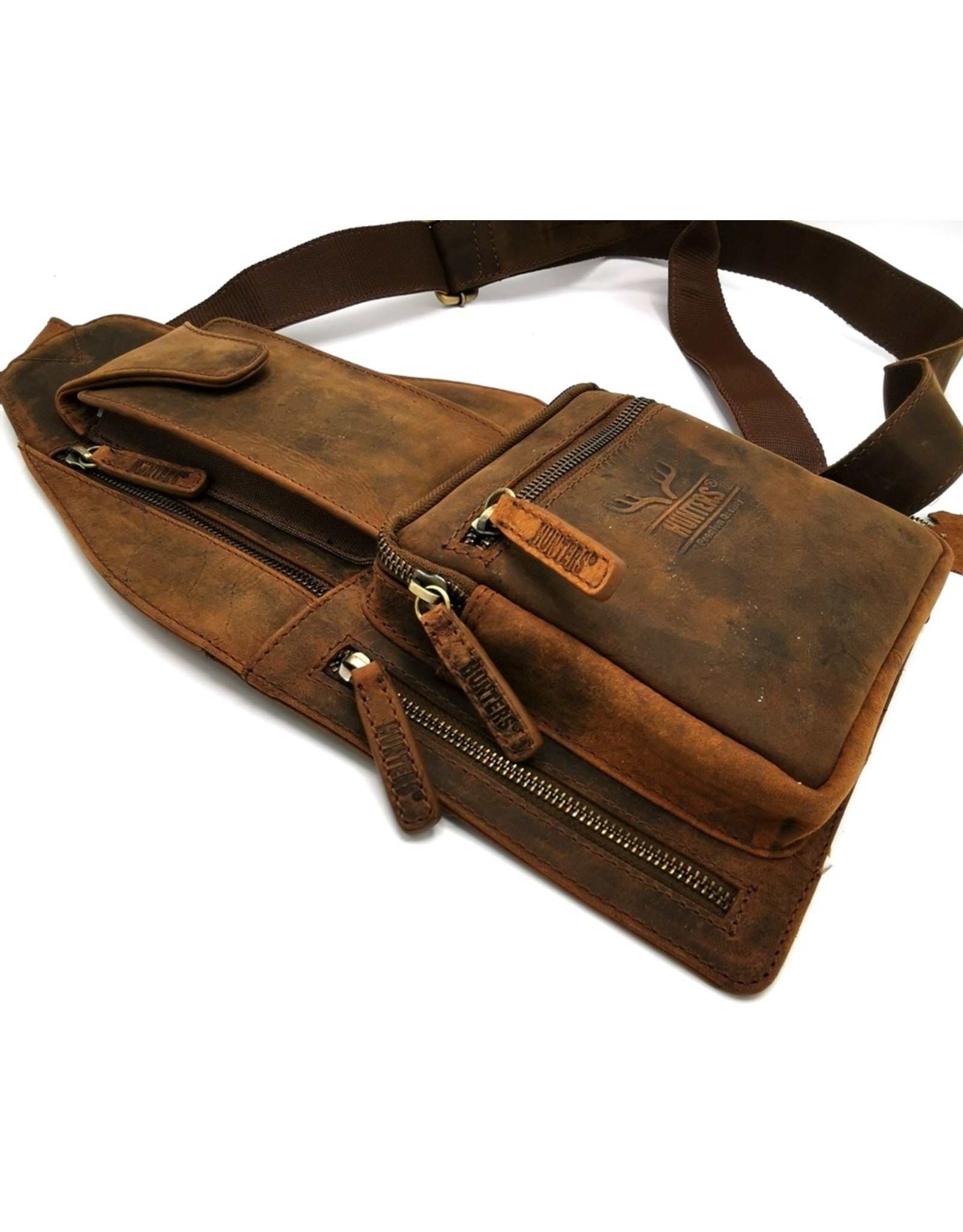 Hunters Leather Shoulder bags  Leather crossbody bags - Hunters Crossbody Holster bag Buffalo Leather